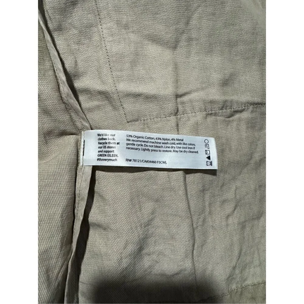 Eileen Fisher Anorak organic cotton hooded jacket M